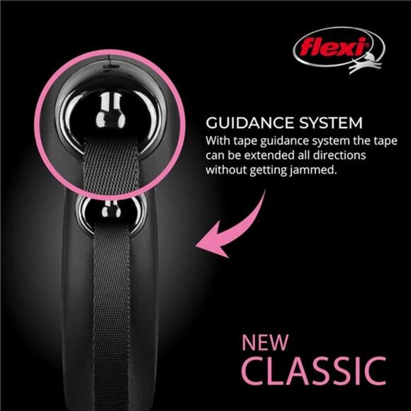 New Classic Tape Retractable Dog Leash for Large Dogs Upto 110 lbs. – 16 ft. - Picture 4 of 7